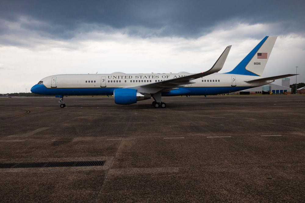 President Joe Biden Visits Bradley Air National Guard Base