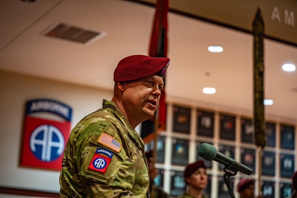 Change of Command 82nd Airborne Division Sustainment Brigade