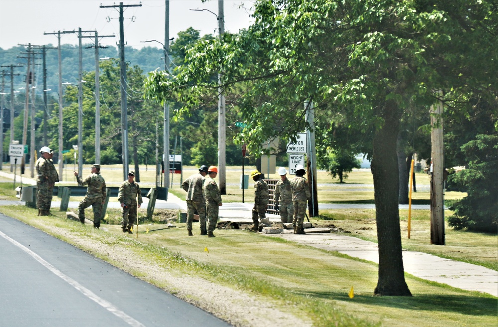 Army Reserve’s 389th Engineer Company supports troop projects at Fort McCoy