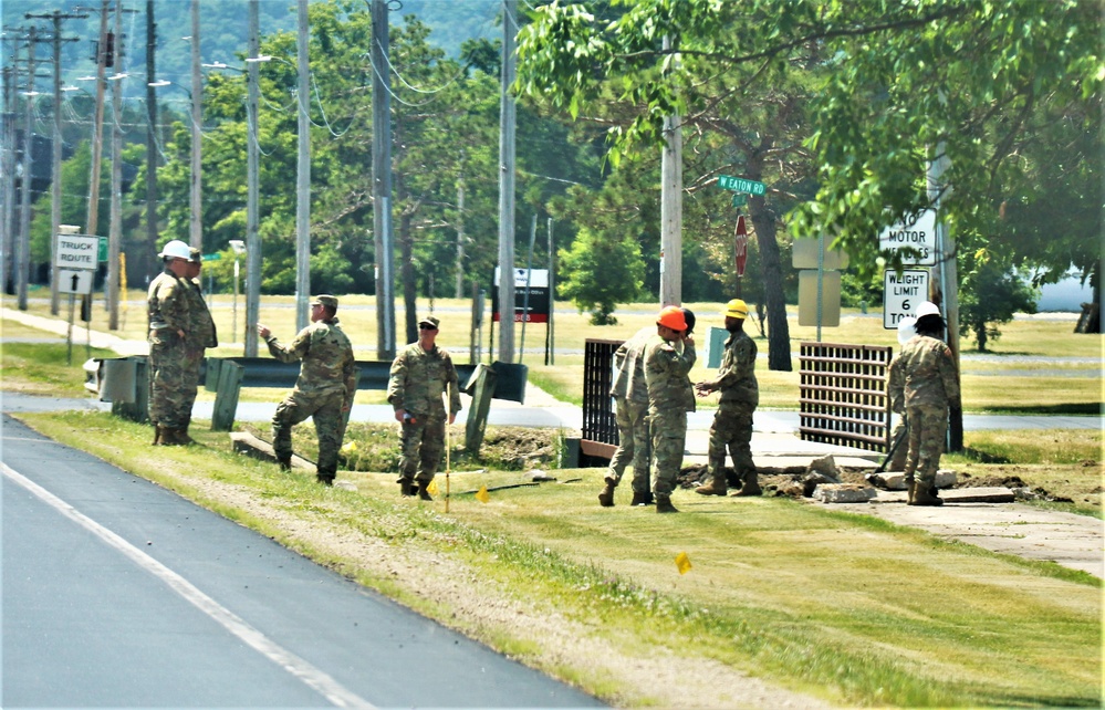 Army Reserve’s 389th Engineer Company supports troop projects at Fort McCoy