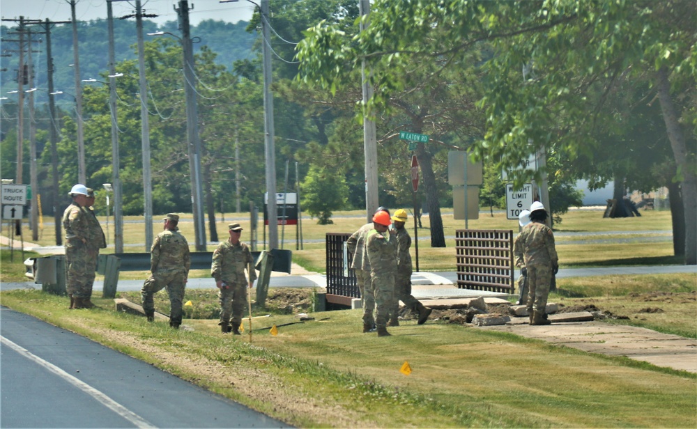 Army Reserve’s 389th Engineer Company supports troop projects at Fort McCoy