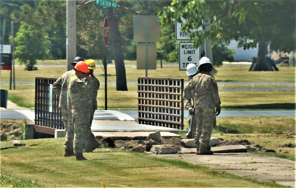 Army Reserve’s 389th Engineer Company supports troop projects at Fort McCoy