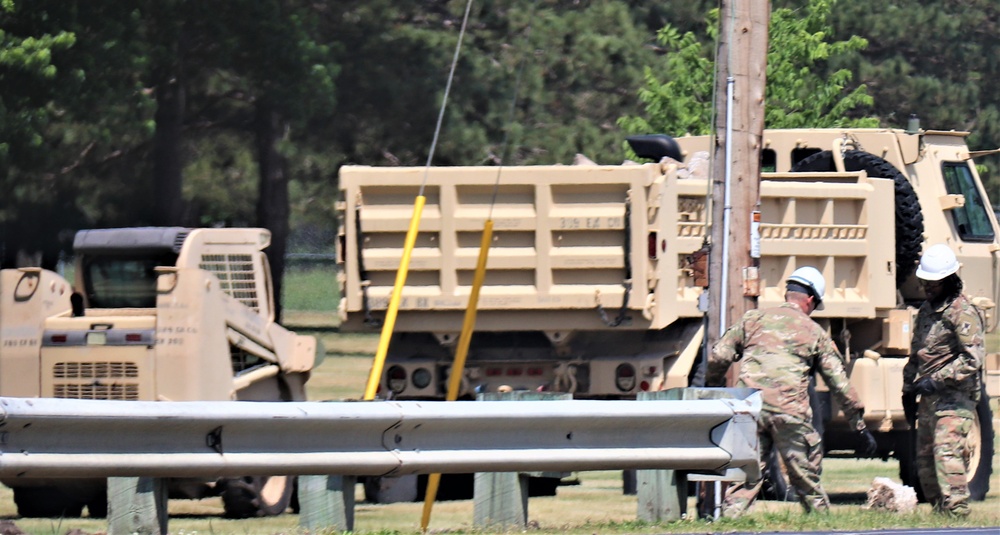 Army Reserve’s 389th Engineer Company supports troop projects at Fort McCoy