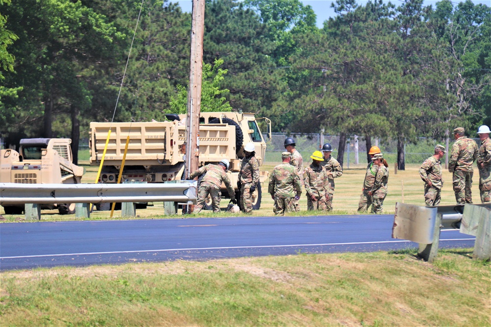 Army Reserve’s 389th Engineer Company supports troop projects at Fort McCoy