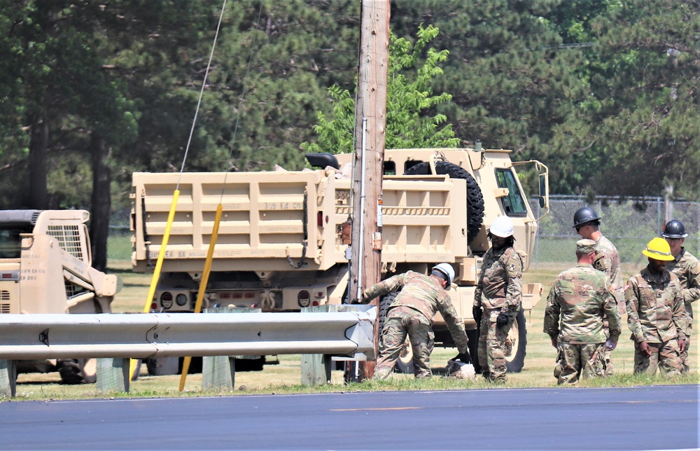 Army Reserve’s 389th Engineer Company supports troop projects at Fort McCoy