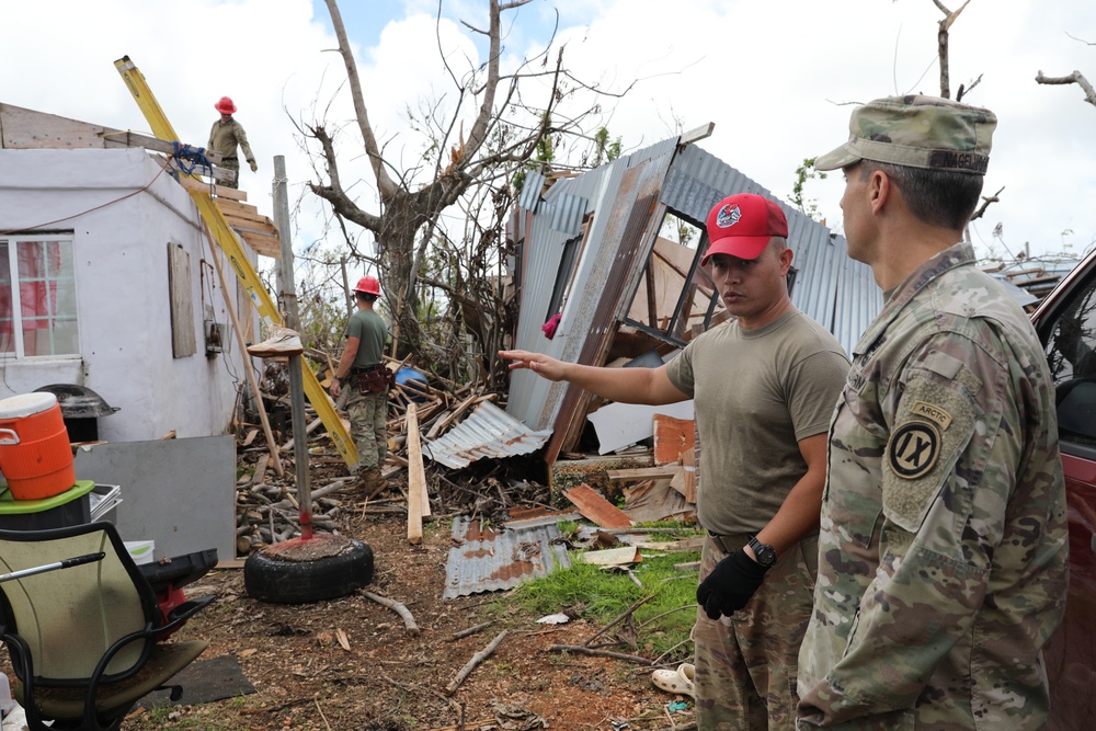 9th MSC Soldiers Assist with Task Force &quot;Rise up&quot; for Mawar relief efforts