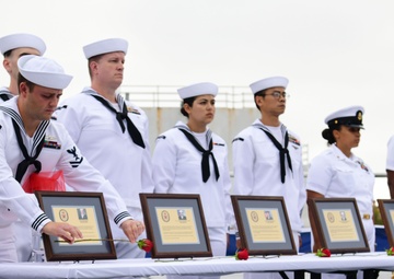USS Fitzgerald honors the fallen