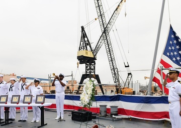 USS Fitzgerald honors the fallen