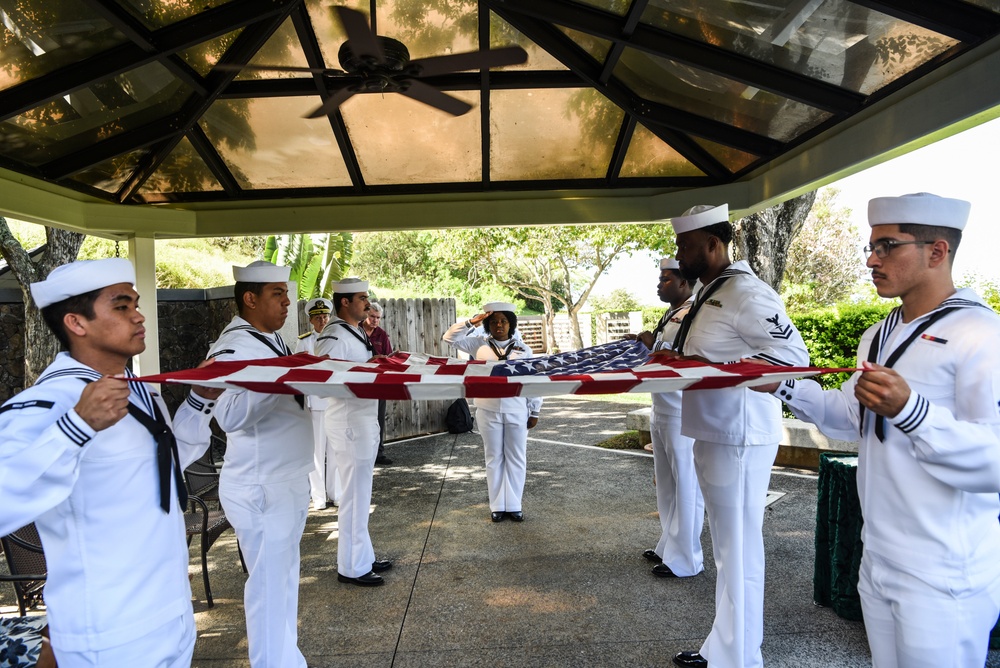 U.S. Navy Chief Machinist’s Mate Ralph Derrington interment ceremony