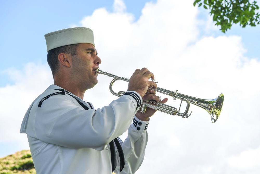 U.S. Navy Chief Machinist’s Mate Ralph Derrington interment ceremony