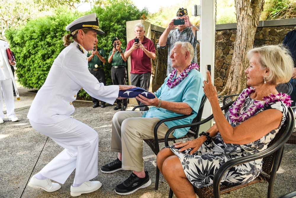 U.S. Navy Chief Machinist’s Mate Ralph Derrington interment ceremony