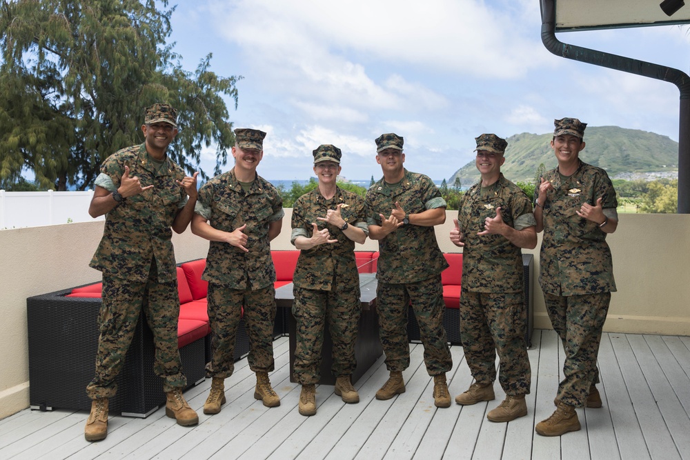 Medical Officer of the Marine Corps visits MCBH