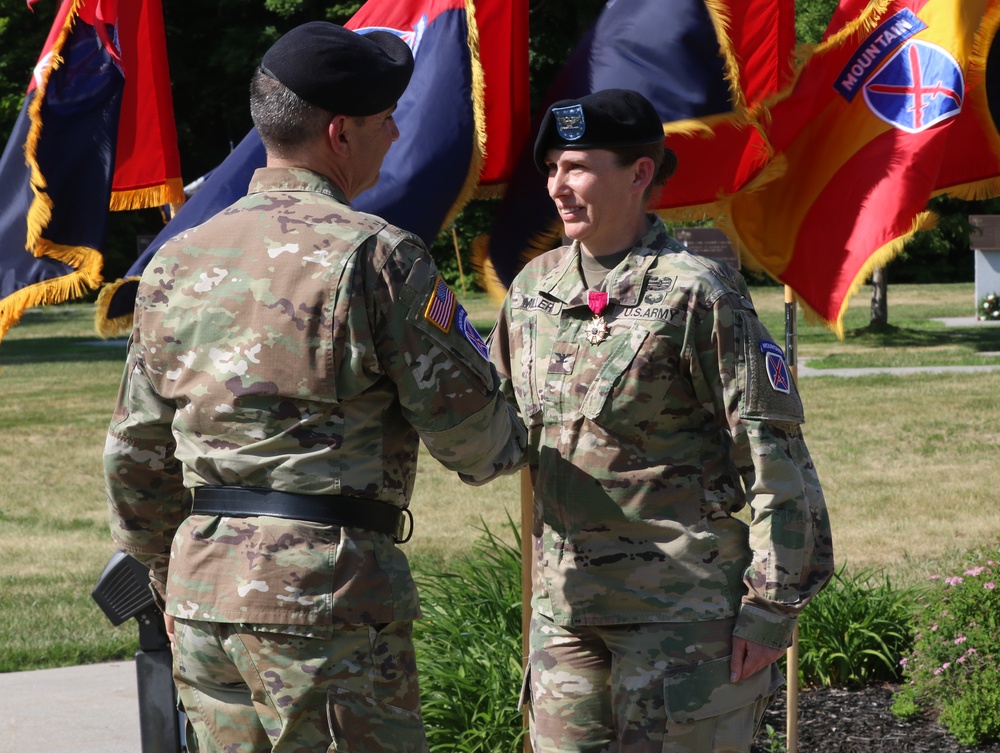 Col. Erin Miller Mountain Salute Ceremony