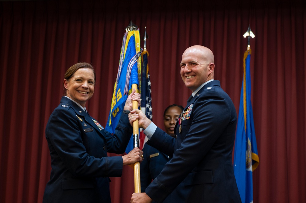 Lt. Col. Amanda Patton assumes command of the 377th FSS