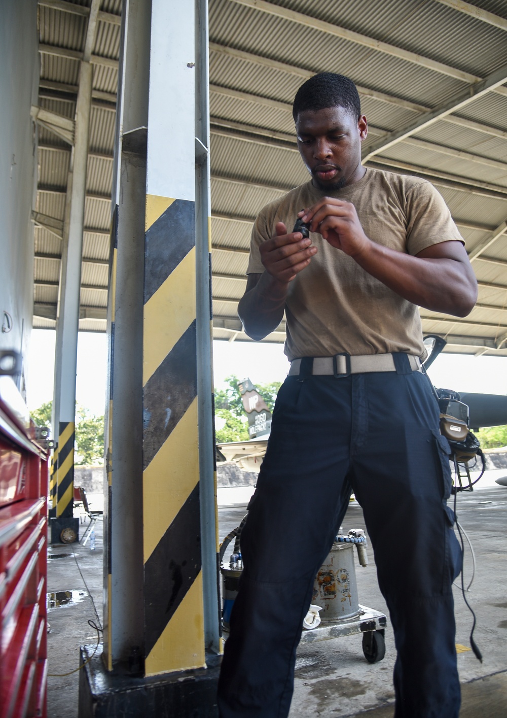 Kunsan Air Base Airman keeps jet in the mission at Cope West 23