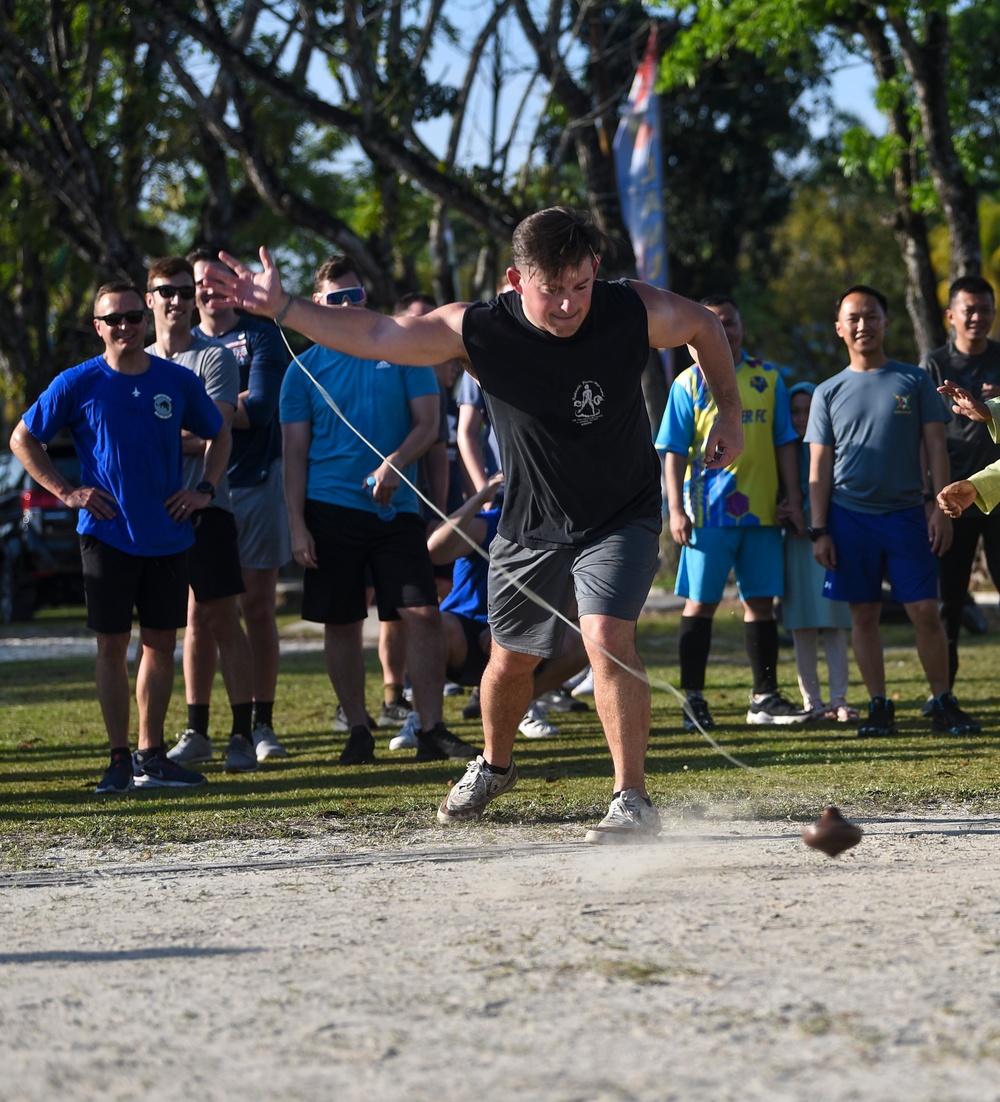 US, Indonesian Air Force members participate in Sports Day at Cope West 23