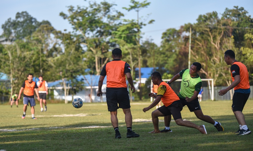 US, Indonesian Air Force members participate in Sports Day at Cope West 23