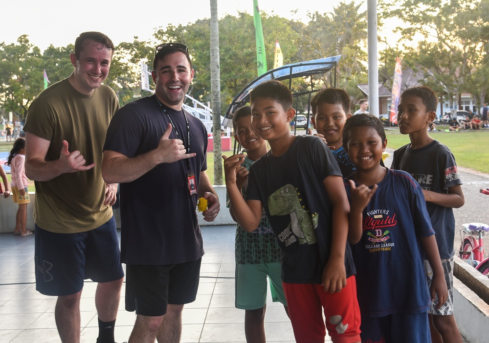 US, Indonesian Air Force members participate in Sports Day at Cope West 23