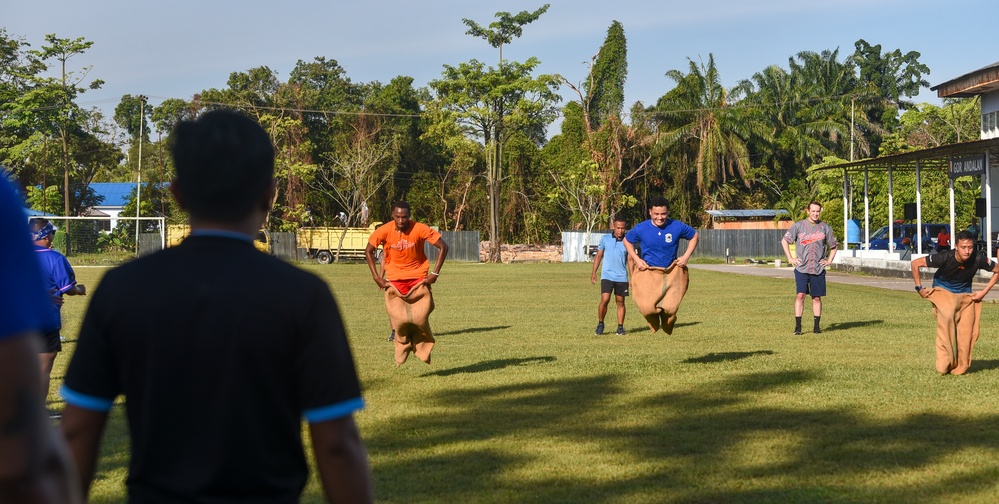 US, Indonesian Air Force members participate in Sports Day at Cope West 23