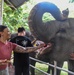 US Airmen visit Elephant Training Center in Indonesia