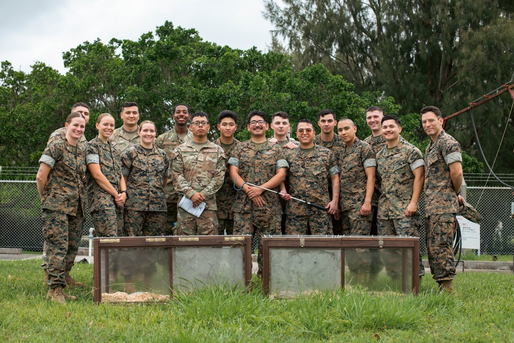 18th CES, 3DMEDBN conduct snake handling SMEE