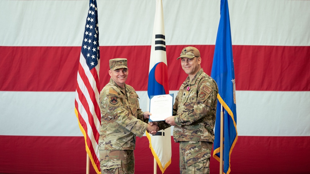 8th Communications Squadron Change of Command