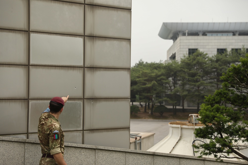 UNC Deputy Commander Lt. Gen. Andrew Harrison visits JSA