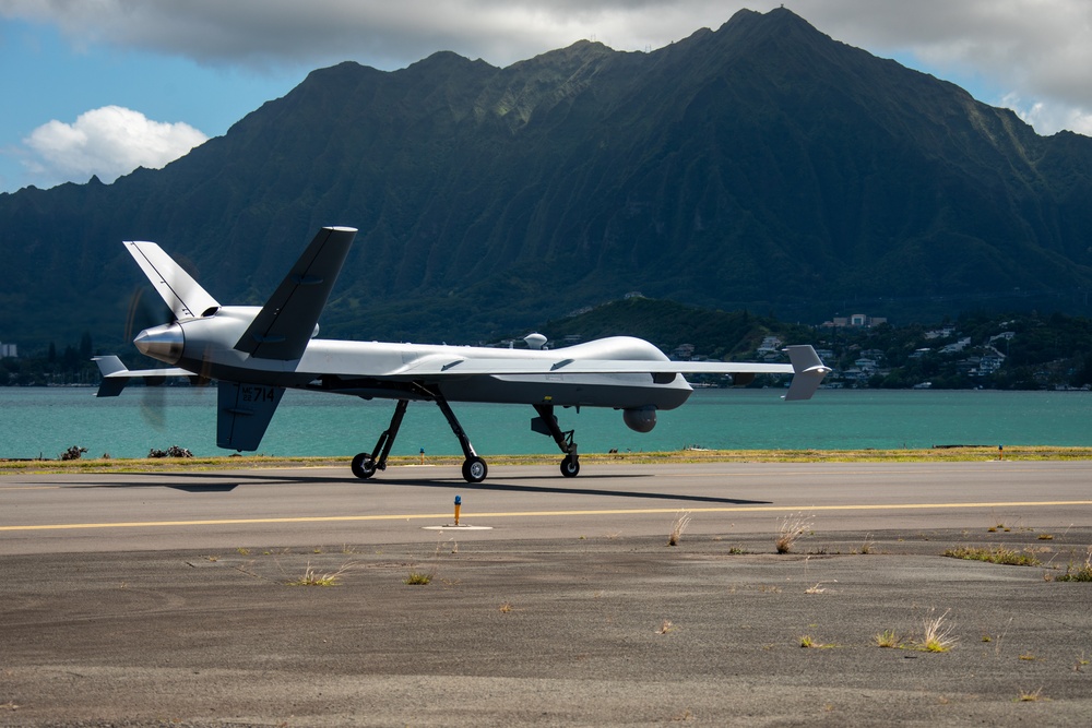 VMU-3 Taxis the MQ-9A