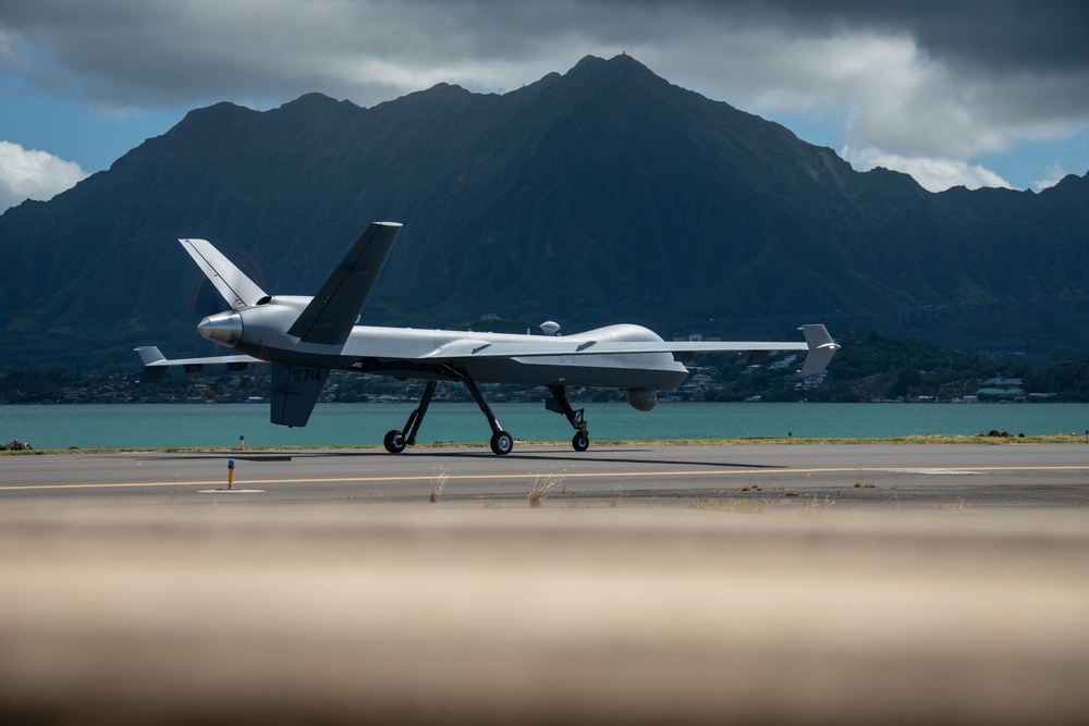 VMU-3 Taxis the MQ-9A