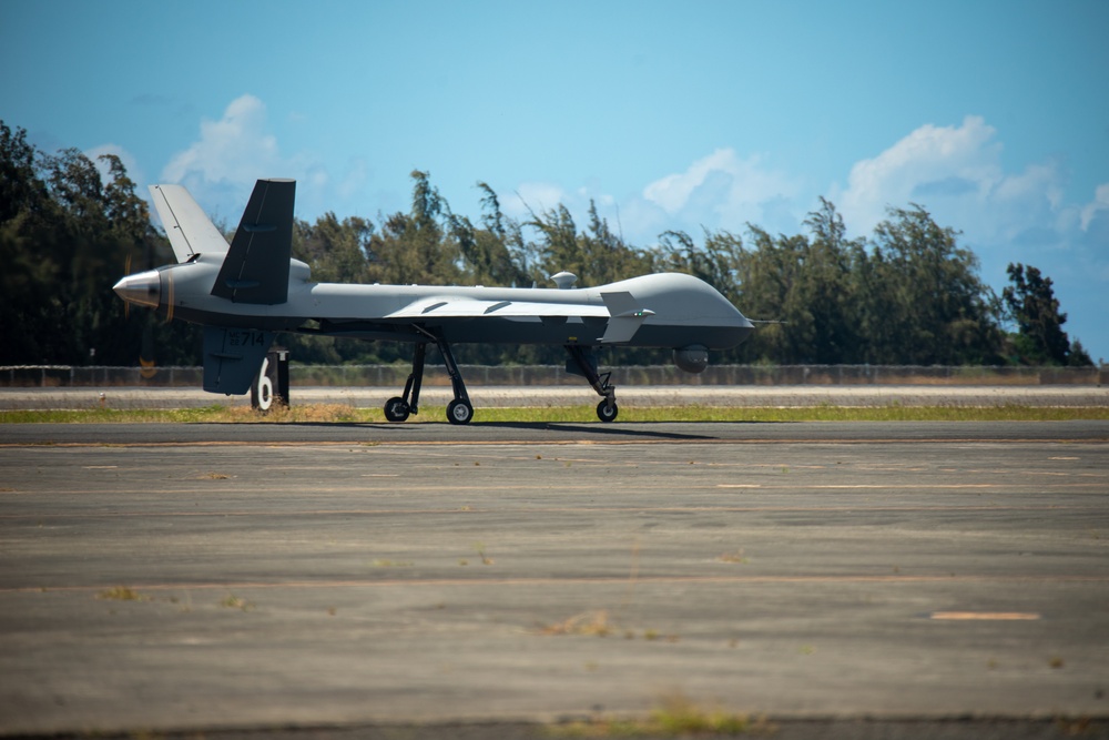 VMU-3 Taxis the MQ-9A