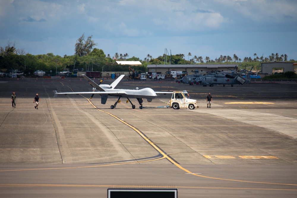 VMU-3 Taxis the MQ-9A