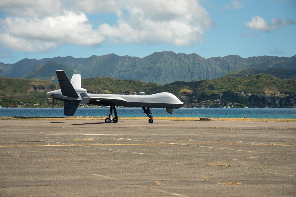 VMU-3 Taxis the MQ-9A