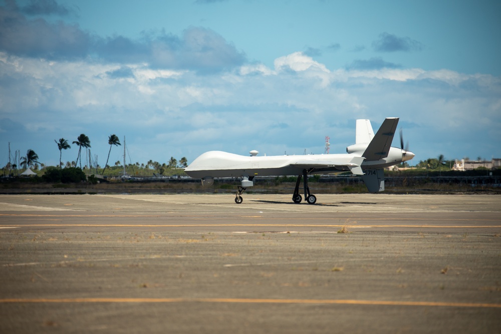 VMU-3 Taxis the MQ-9A