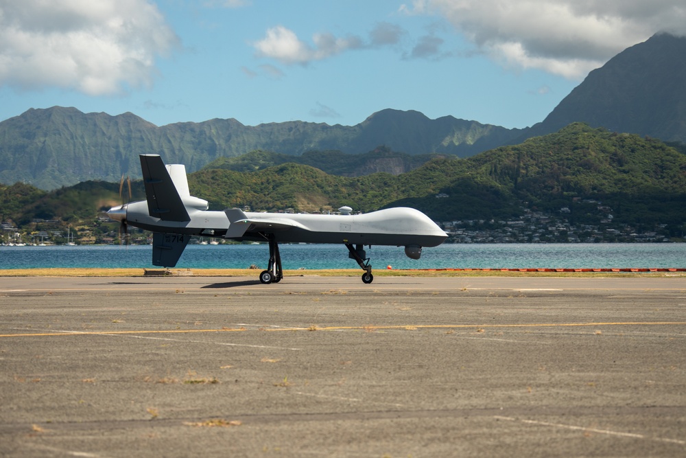 VMU-3 Taxis the MQ-9A