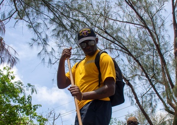 Sailors Participate in Historical Site Cleanup
