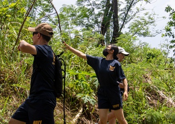 Sailors Participate in Historical Site Cleanup