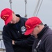 USCGC Eagle's crew trains underway