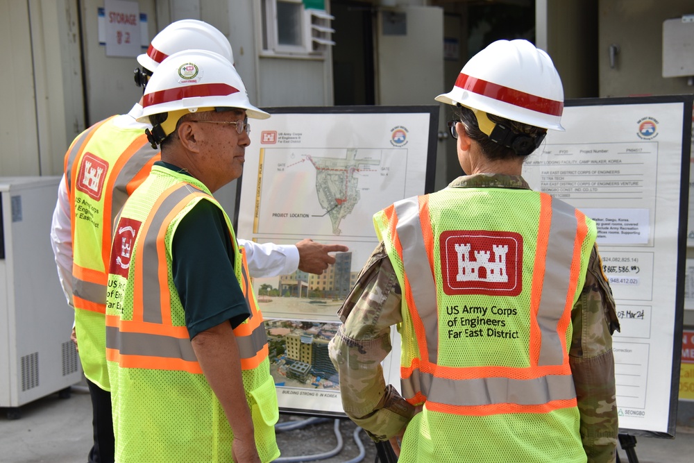 Army engineers construct new lodge at Camp Walker