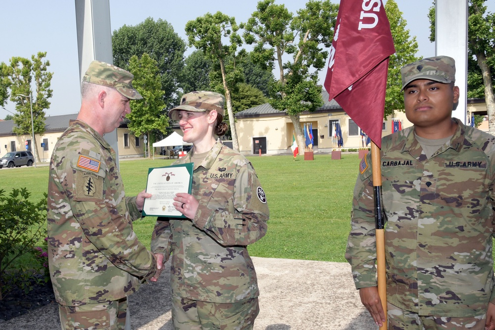 U.S. Army Health Clinic – Vicenza Change of Command Ceremony