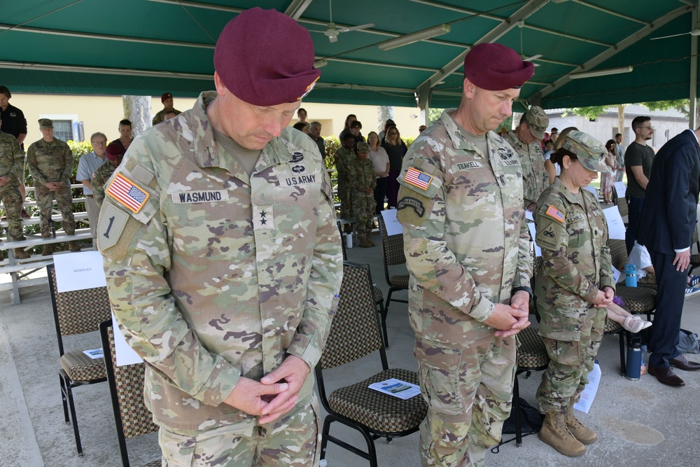 U.S. Army Health Clinic – Vicenza Change of Command Ceremony