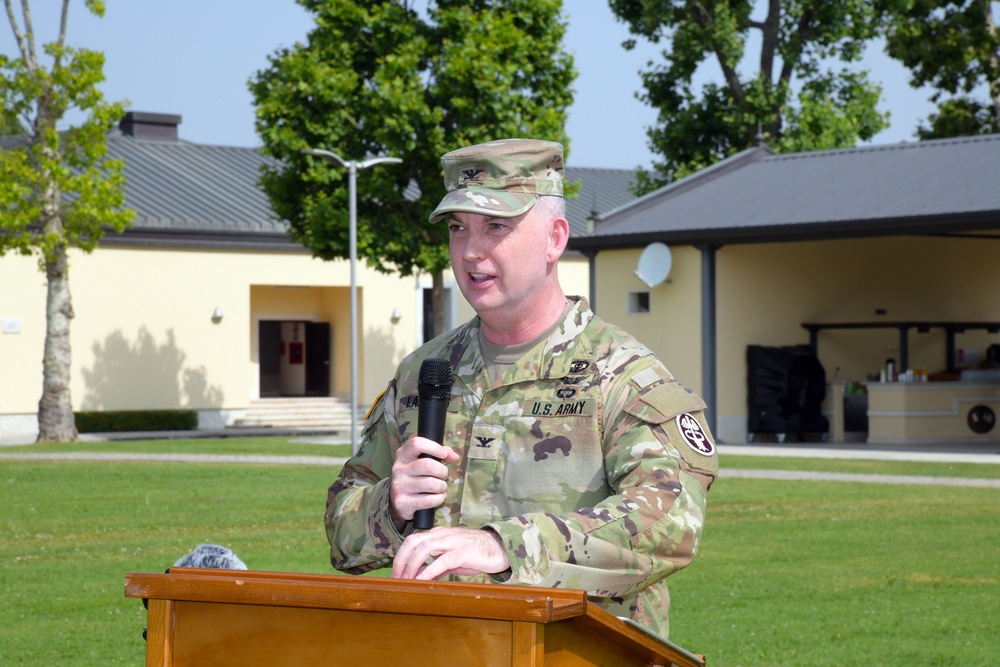 U.S. Army Health Clinic – Vicenza Change of Command Ceremony