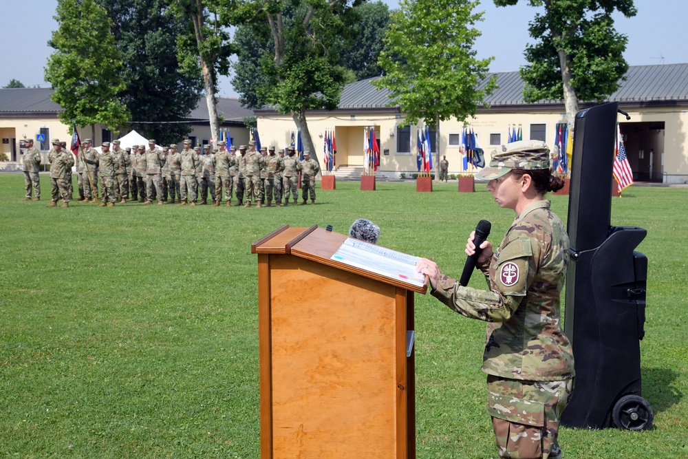 U.S. Army Health Clinic – Vicenza Change of Command Ceremony