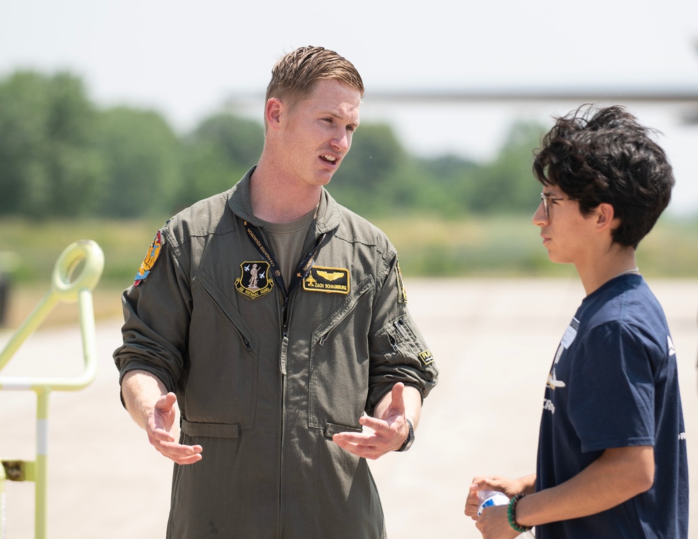 Inspiring Future Aviators: Students Explore Military Aviation Careers