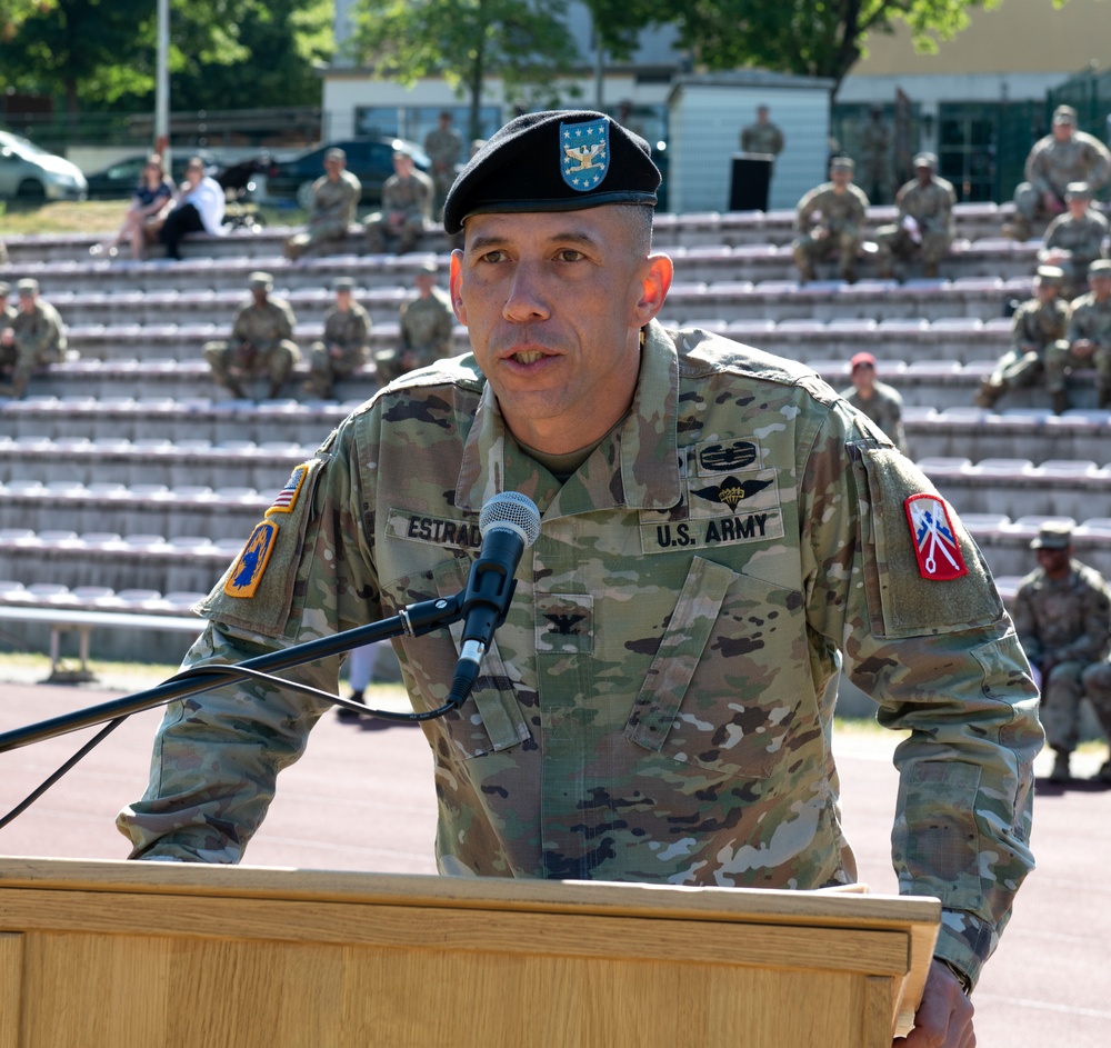 16th Sustainment Brigade Change of Command