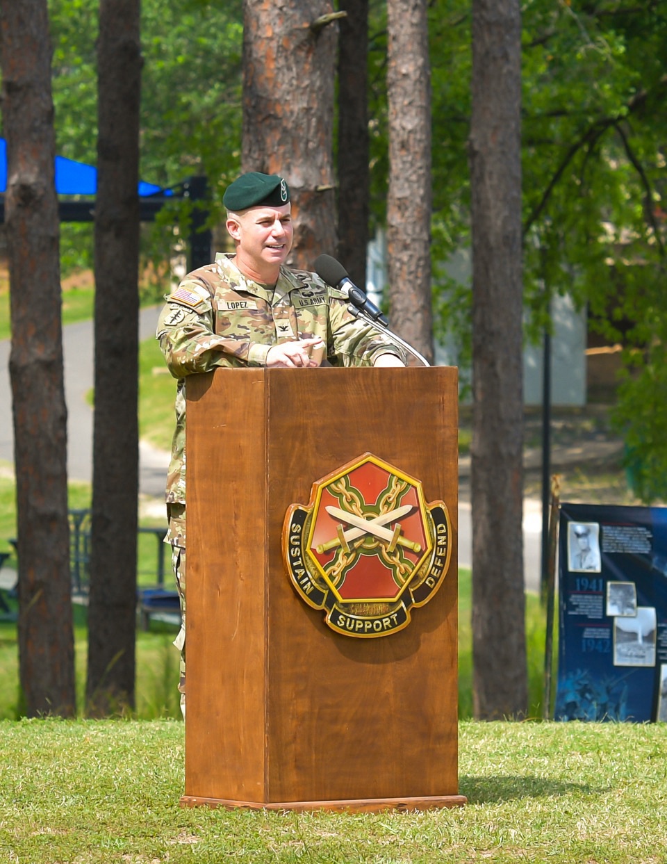 Lopez takes command of U.S. Army Garrison Fort Johnson