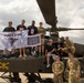 Players from the Atlanta Falcons visit Soldiers in Romania