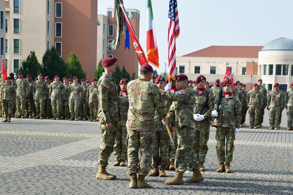 54th Brigade Engineer Battalion, 173rd Airborne Brigade Change of Command Ceremony, 21 June, 2023