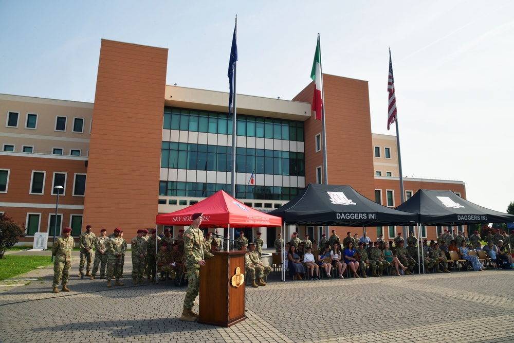 54th Brigade Engineer Battalion, 173rd Airborne Brigade Change of Command Ceremony, 21 June, 2023