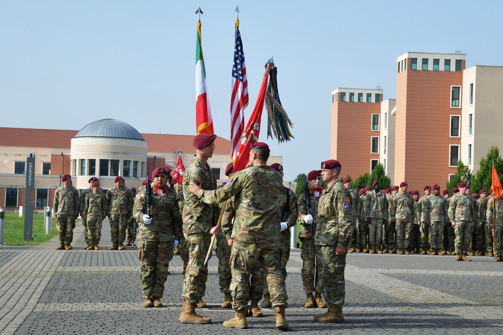 54th Brigade Engineer Battalion, 173rd Airborne Brigade Change of Command Ceremony, 21 June, 2023