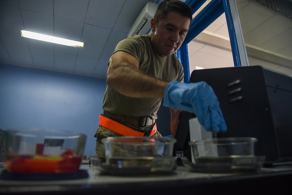 Non-destructive Inspection Airman chips in to keep Cope West 23 going